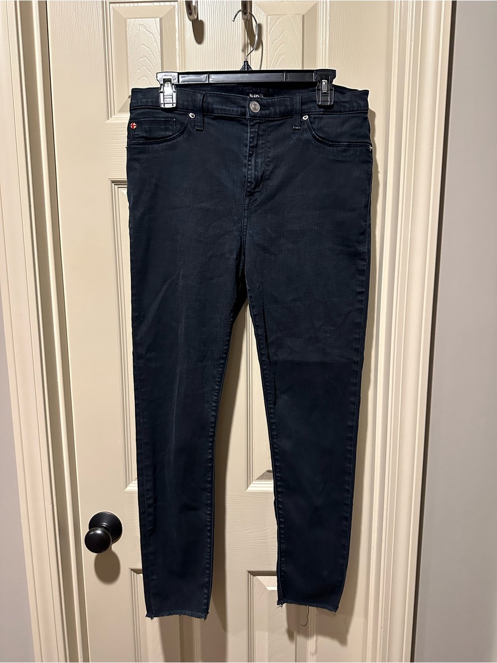 Hudson Jeans Black Stretch Denim Skinny